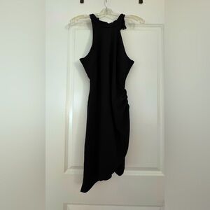 Lulu’s asymmetrical halter dress